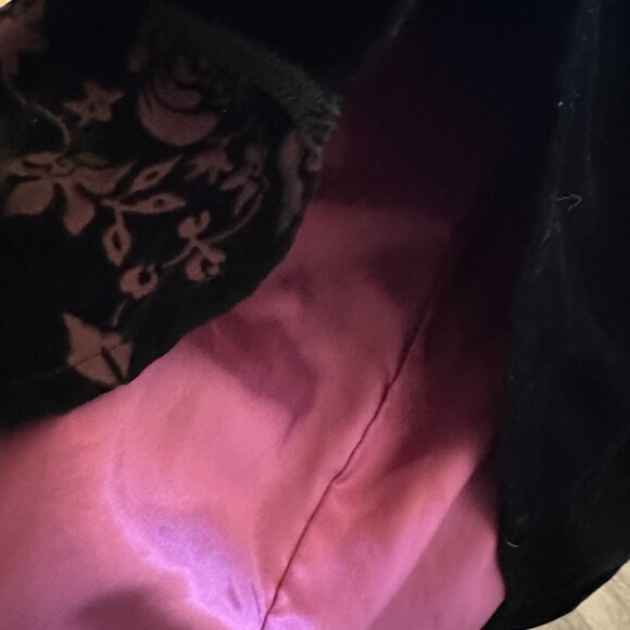 Lip Service Black Velvet Gothic Dress - Picture 3 of 4